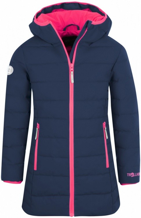 Trollkids Girls Stavanger Coat Trollkids Girls Stavanger Coat Farbe / color: navy/pink ()