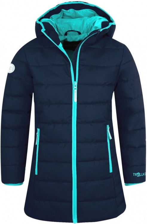 Trollkids Girls Stavanger Coat Trollkids Girls Stavanger Coat Farbe / color: navy/mint ()