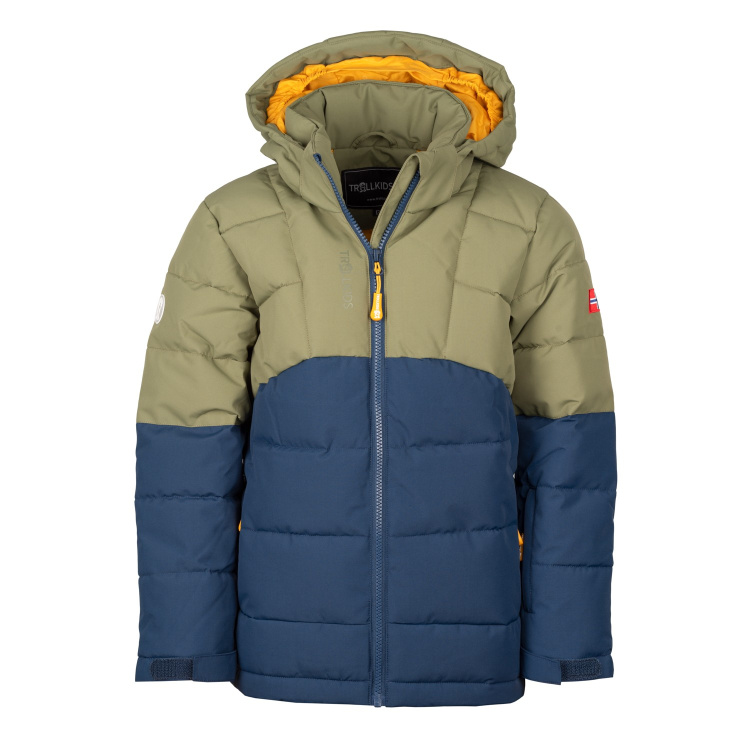 Trollkids Kids Gryllefjord Jacket Trollkids Kids Gryllefjord Jacket Farbe / color: moss/mystic blue/golden yellow ()