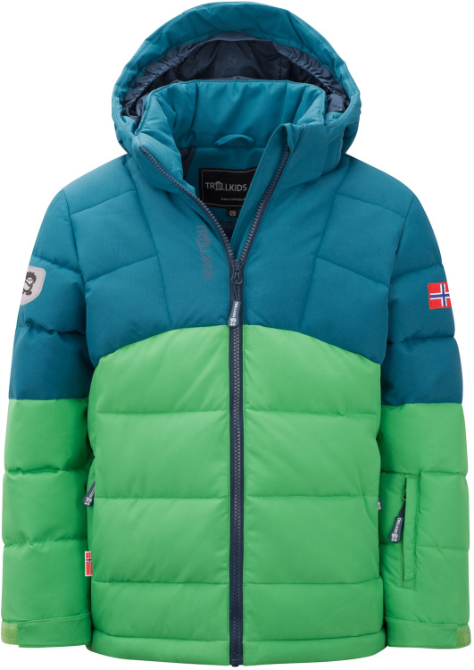 Trollkids Kids Gryllefjord Jacket Trollkids Kids Gryllefjord Jacket Farbe / color: dark marine/fresh green/my. blue ()
