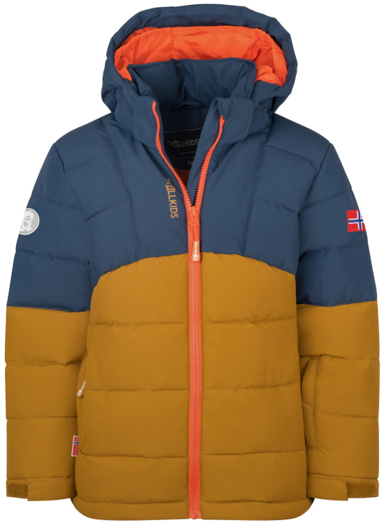 Trollkids Kids Gryllefjord Jacket Trollkids Kids Gryllefjord Jacket Farbe / color: bronze/mys blue/flame orange ()