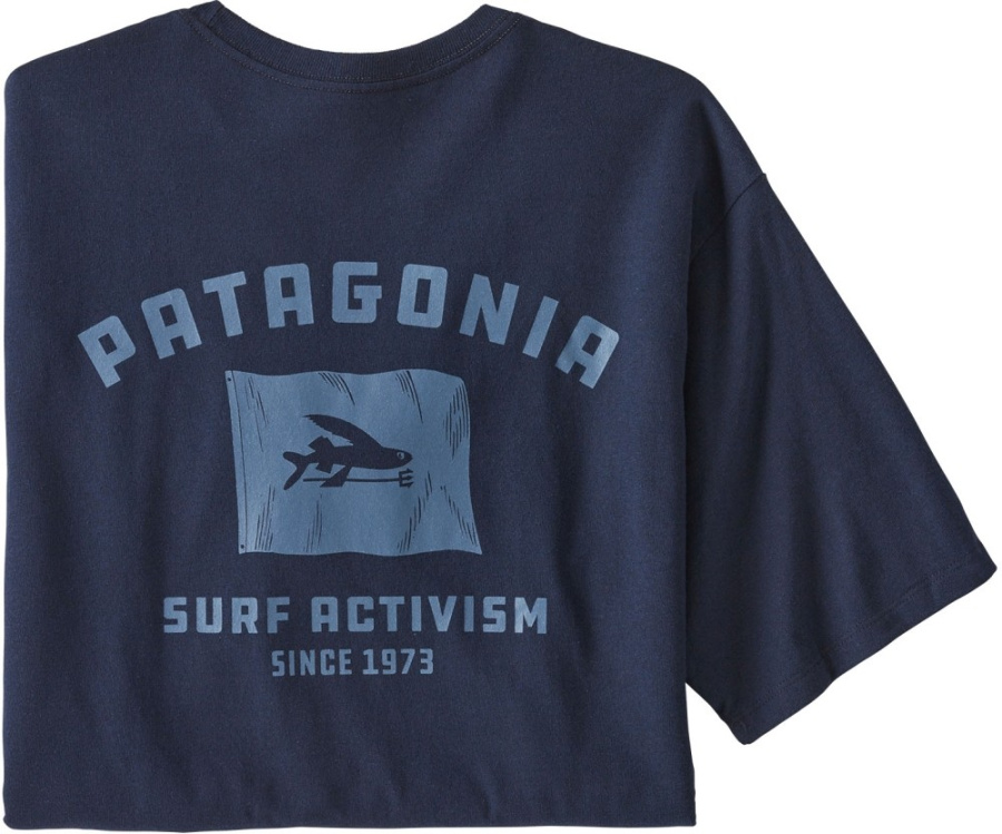 Patagonia Mens Fly The Flag Responsibili-Tee Patagonia Mens Fly The Flag Responsibili-Tee Farbe / color: new navy ()
