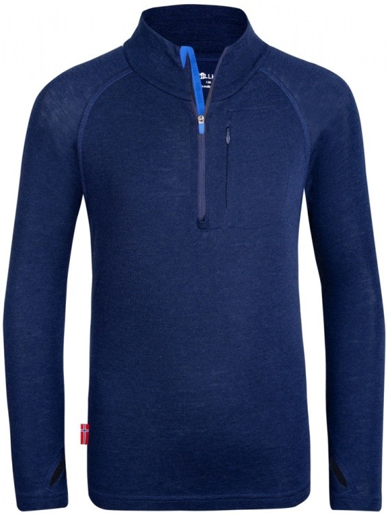 Trollkids Kids Lofoten Half Zip Trollkids Kids Lofoten Half Zip Farbe / color: navy/azure blue ()