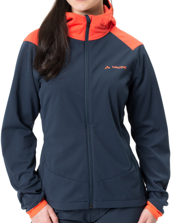 VAUDE Womens Qimsa Softshell Jacket VAUDE Womens Qimsa Softshell Jacket Farbe / color: dark sea uni ()