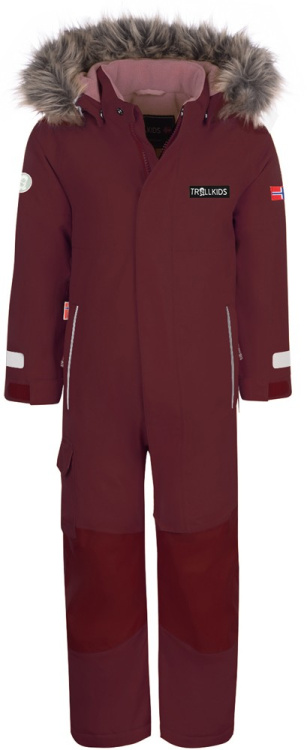 Trollkids Kids Kirkenes Snowsuit Trollkids Kids Kirkenes Snowsuit Farbe / color: maroon red ()