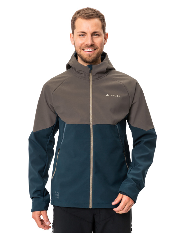 VAUDE Mens Qimsa Softshell Jacket VAUDE Mens Qimsa Softshell Jacket Farbe / color: coconut/darksea ()