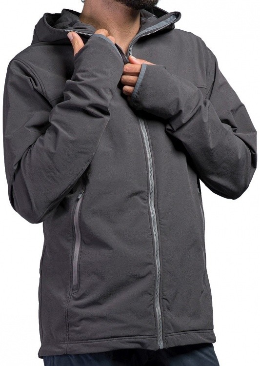 Tatonka Cesi Mens Hooded Jacket Tatonka Cesi Mens Hooded Jacket Farbe / color: dark grey ()