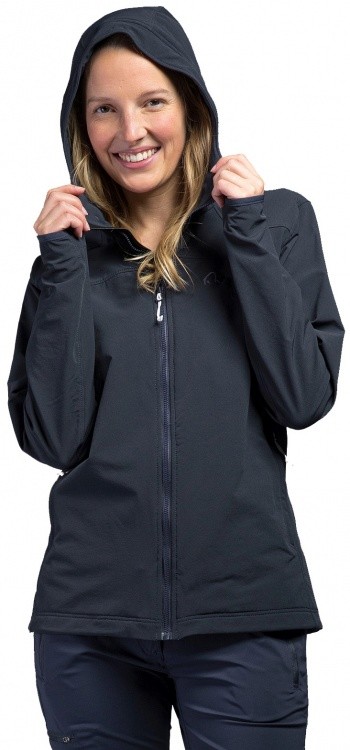 Tatonka Cesi Womens Hooded Jacket Tatonka Cesi Womens Hooded Jacket Farbe / color: dark blue ()