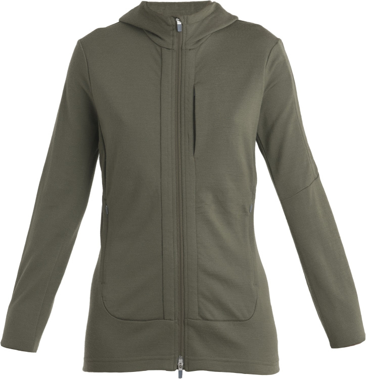 Icebreaker Quantum III LS Zip Hoodie Women Icebreaker Quantum III LS Zip Hoodie Women Farbe / color: loden ()