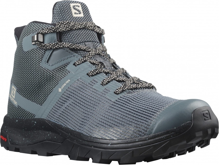 Salomon Outline Prism Mid GTX Women Salomon Outline Prism Mid GTX Women Farbe / color: stormy weather/black/rainy day ()