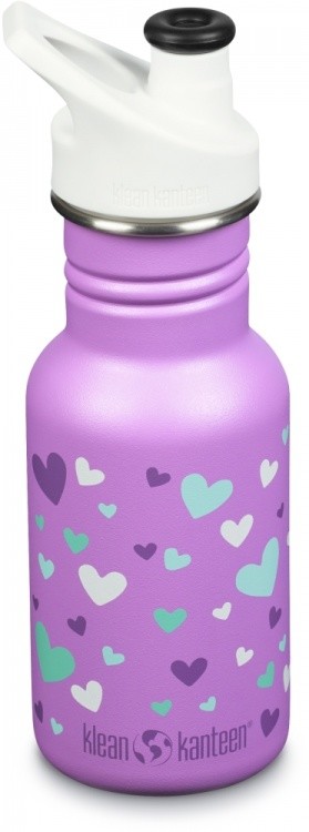 Klean Kanteen 355 ml Kid Kanteen mit Sport Cap Klean Kanteen 355 ml Kid Kanteen mit Sport Cap Farbe / color: orchid hearts ()