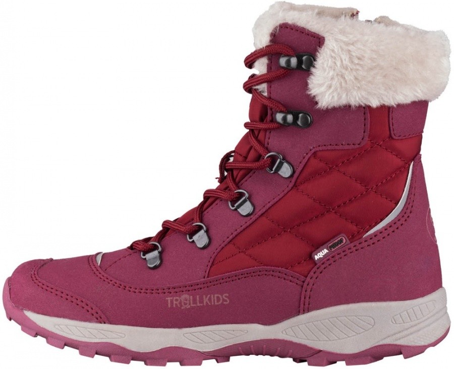 Trollkids Girls Hemsedal Winter Boots Trollkids Girls Hemsedal Winter Boots Farbe / color: dark rose ()