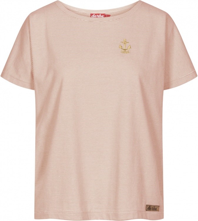 Derbe T-Shirt Golden Anchor Striped Derbe T-Shirt Golden Anchor Striped Farbe / color: burnt ochre ()