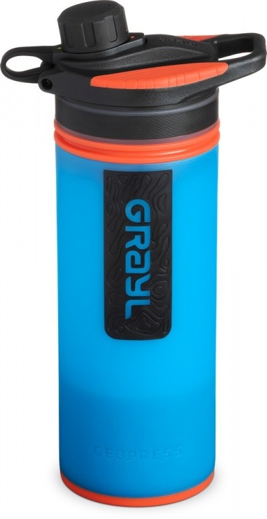 Grayl GeoPress Purifier Trinkwasser-Filterflasche Grayl GeoPress Purifier Trinkwasser-Filterflasche Farbe / color: bali blue ()