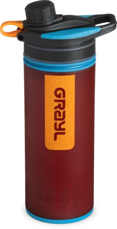 Grayl GeoPress Purifier Trinkwasser-Filterflasche Grayl GeoPress Purifier Trinkwasser-Filterflasche Farbe / color: wanderer red ()