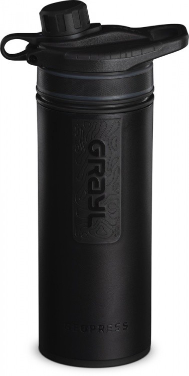 Grayl GeoPress Purifier Trinkwasser-Filterflasche Grayl GeoPress Purifier Trinkwasser-Filterflasche Farbe / color: covert black ()