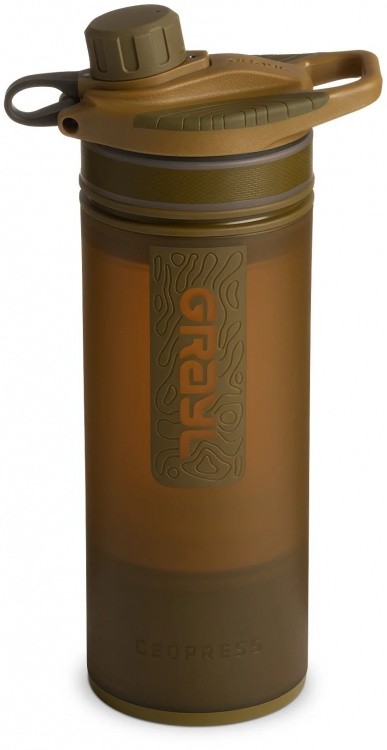 Grayl GeoPress Purifier Trinkwasser-Filterflasche Grayl GeoPress Purifier Trinkwasser-Filterflasche Farbe / color: coyote brown ()