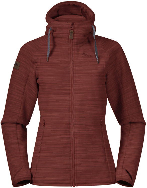 Bergans Hareid Fleece Womens Jacket Bergans Hareid Fleece Womens Jacket Farbe / color: chianti red ()