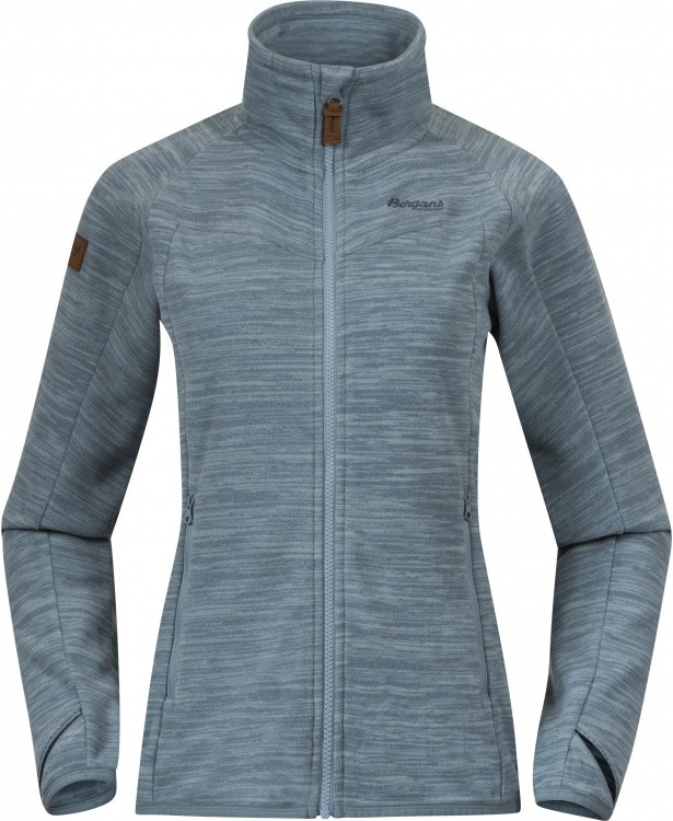 Bergans Hareid Fleece W Jacket NoHood Bergans Hareid Fleece W Jacket NoHood Farbe / color: smoke blue ()