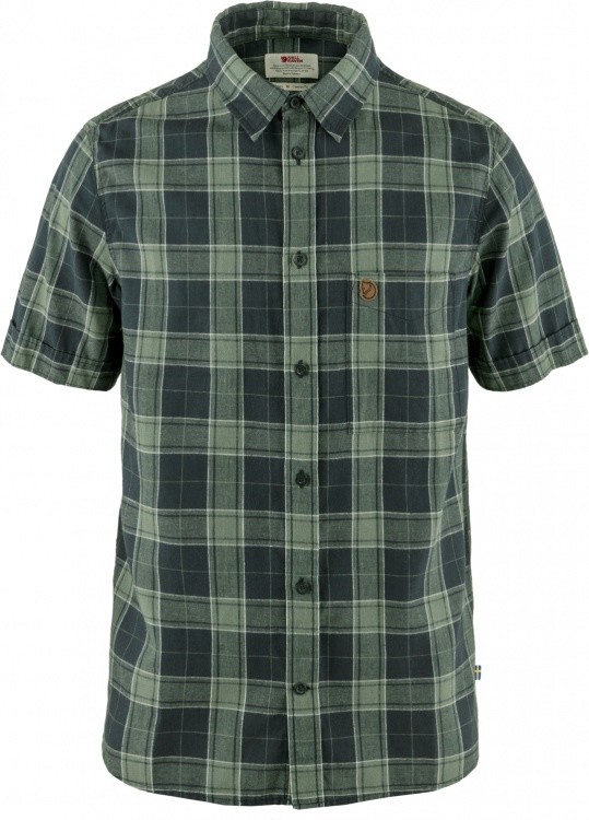 Fjällräven Övik Travel Shirt SS Fjällräven Övik Travel Shirt SS Farbe / color: dk navy/patina green ()