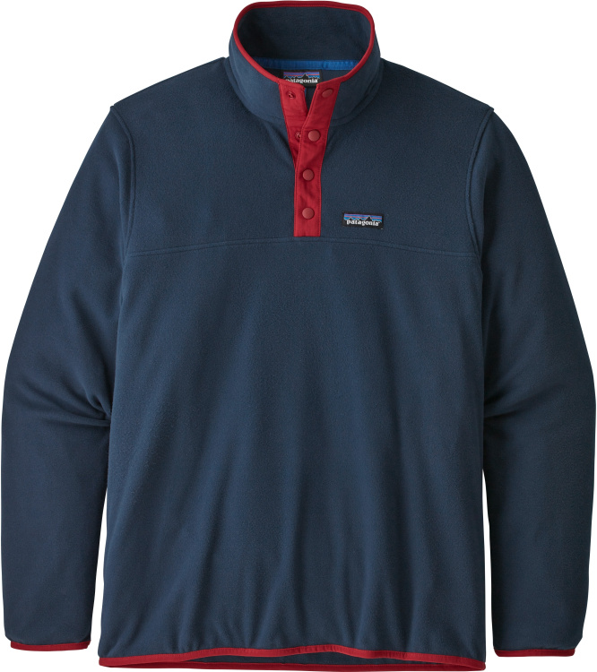 Patagonia Mens Micro D Snap-T Pullover Patagonia Mens Micro D Snap-T Pullover Farbe / color: new navy w/classic red ()