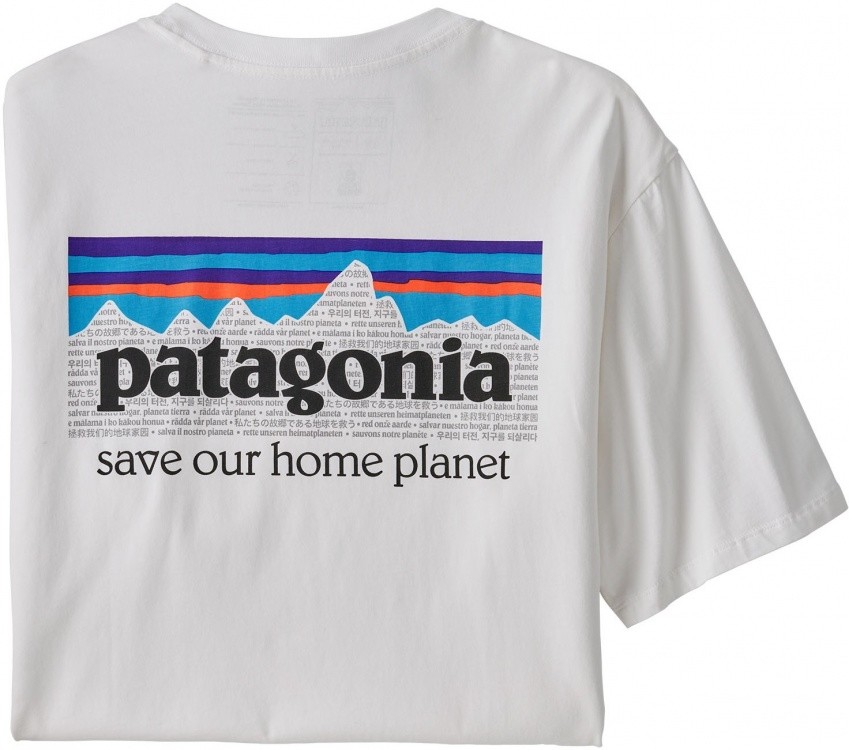 Patagonia Mens P6 Mission Organic T-Shirt Patagonia Mens P6 Mission Organic T-Shirt Farbe / color: white ()