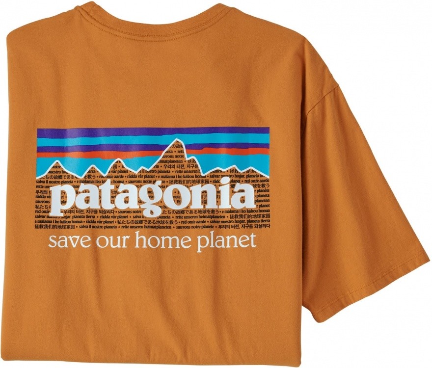Patagonia Mens P6 Mission Organic T-Shirt Patagonia Mens P6 Mission Organic T-Shirt Farbe / color: cloudberry orange ()