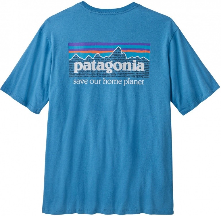 Patagonia Mens P6 Mission Organic T-Shirt Patagonia Mens P6 Mission Organic T-Shirt Farbe / color: anacapa blue ()