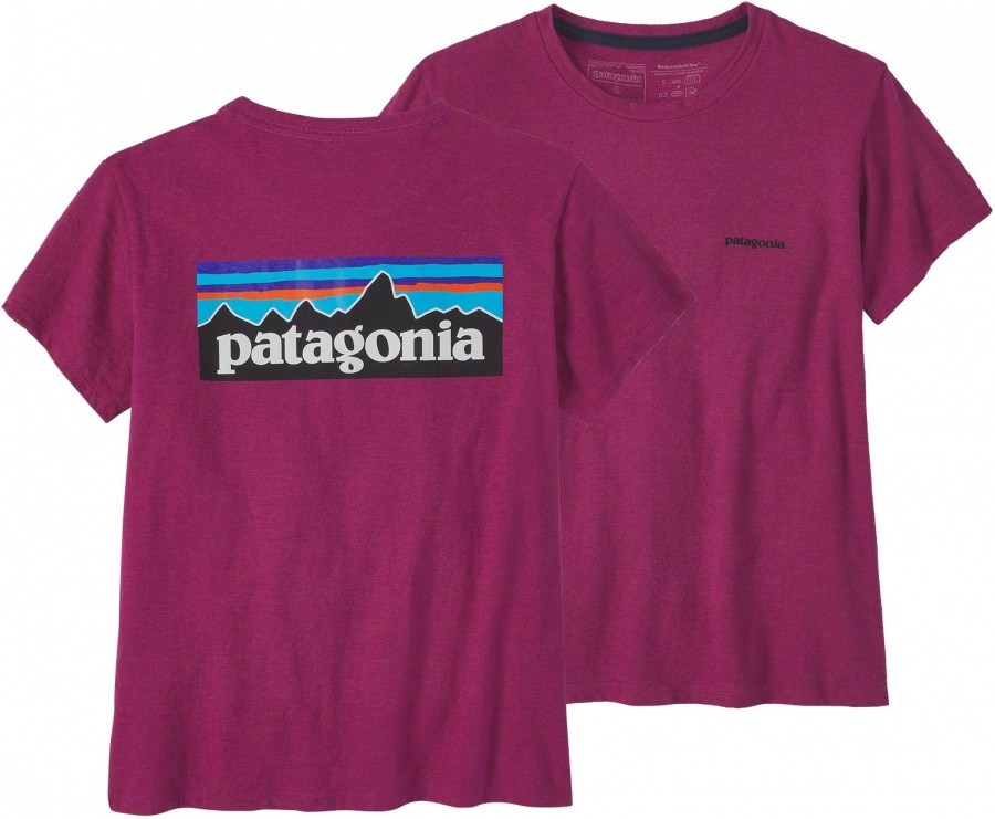 Patagonia Womens P-6 Logo Responsibili-Tee Patagonia Womens P-6 Logo Responsibili-Tee Farbe / color: star pink ()