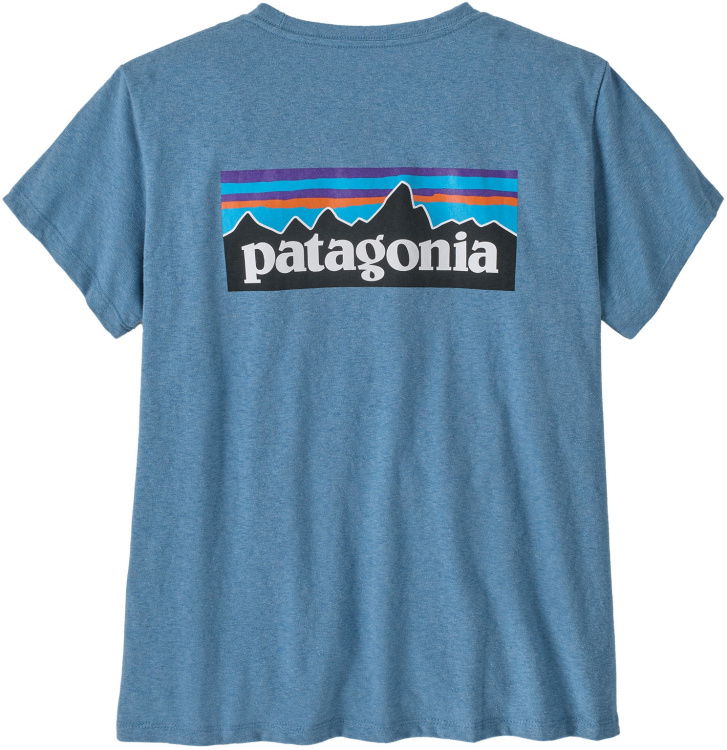 Patagonia Womens P-6 Logo Responsibili-Tee Patagonia Womens P-6 Logo Responsibili-Tee Farbe / color: shore blue ()