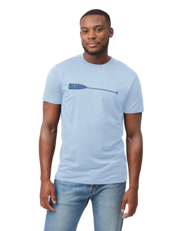 Tentree Mens Cove T-Shirt Tentree Mens Cove T-Shirt Farbe / color: blue fog heather ()