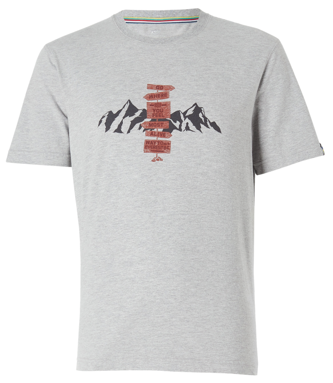 Sherpa Adventure Gear Babu Tee Sherpa Adventure Gear Babu Tee Farbe / color: heather grey directions ()