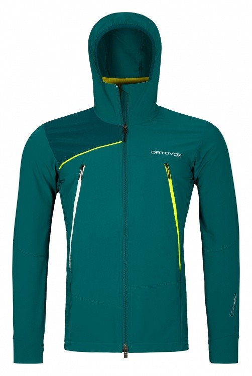 Ortovox Pala Hooded Jacket Men Ortovox Pala Hooded Jacket Men Farbe / color: pacific green ()