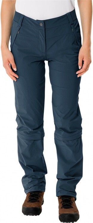 VAUDE Womens Farley Stretch Capri T-Zip Pants III VAUDE Womens Farley Stretch Capri T-Zip Pants III Farbe / color: dark sea ()