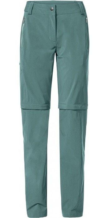 VAUDE Womens Farley Stretch ZO T-Zip Pants II VAUDE Womens Farley Stretch ZO T-Zip Pants II Farbe / color: dusty moss ()