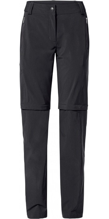 VAUDE Womens Farley Stretch ZO T-Zip Pants II VAUDE Womens Farley Stretch ZO T-Zip Pants II Farbe / color: black ()