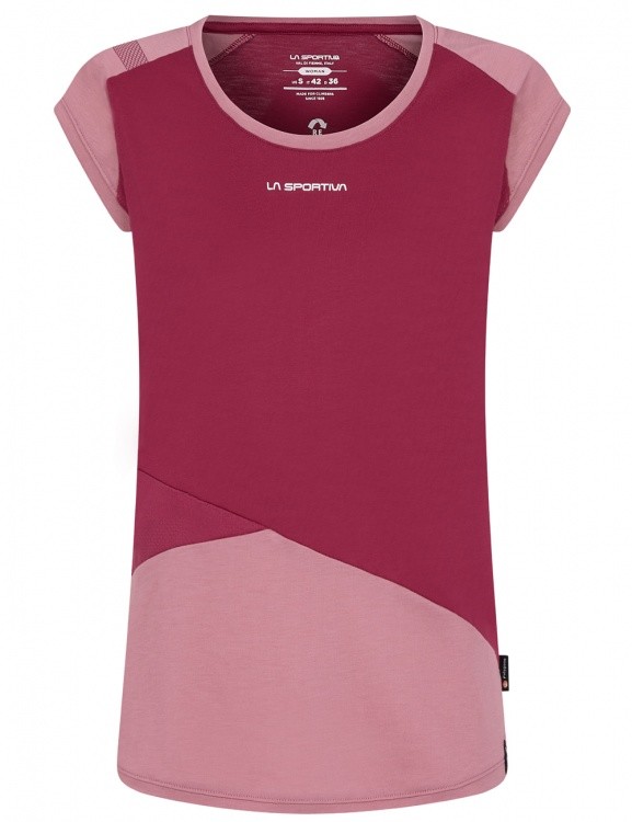 La Sportiva Hold T-Shirt Women La Sportiva Hold T-Shirt Women Farbe / color: red plum/blush ()