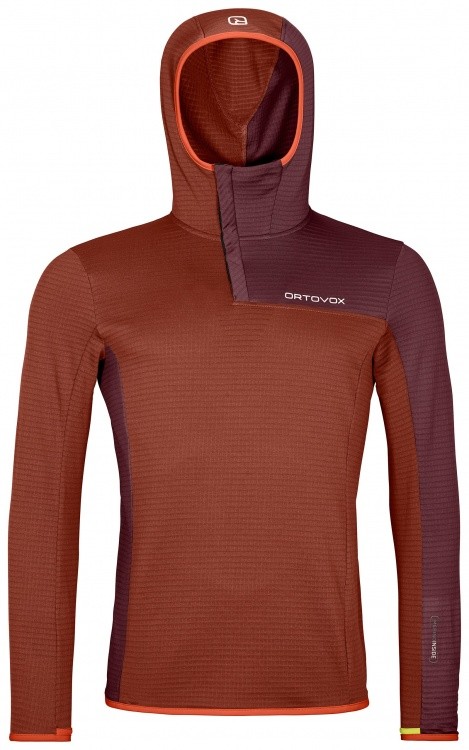 Ortovox Fleece Light Grid SN Hoody Ortovox Fleece Light Grid SN Hoody Farbe / color: clay orange ()