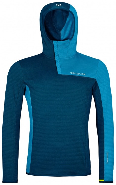 Ortovox Fleece Light Grid SN Hoody Ortovox Fleece Light Grid SN Hoody Farbe / color: petrol blue ()