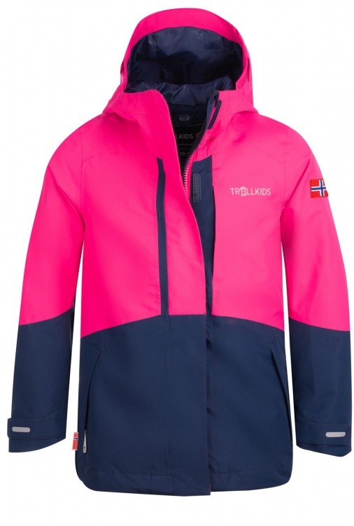 Trollkids Girls Skaland Jacket Trollkids Girls Skaland Jacket Farbe / color: navy/magenta ()