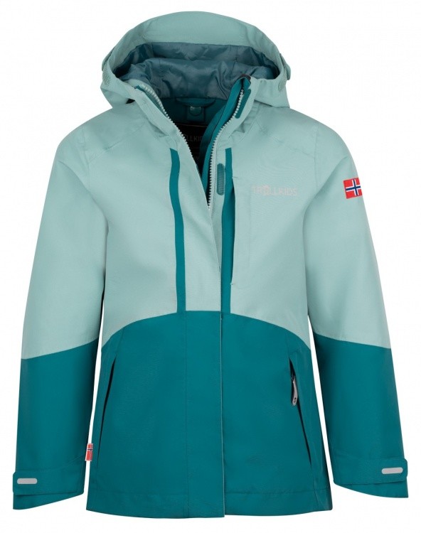 Trollkids Girls Skaland Jacket Trollkids Girls Skaland Jacket Farbe / color: glac.green/teal ()