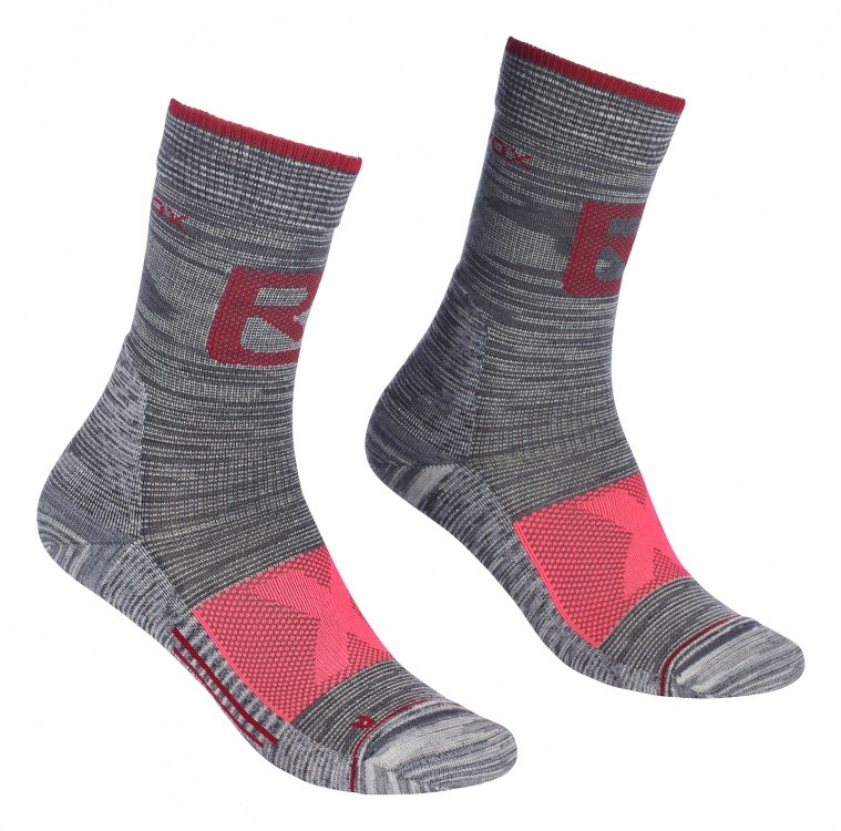 Ortovox Alpinist Pro Compression Mid Socks Women Ortovox Alpinist Pro Compression Mid Socks Women Farbe / color: grey blend ()