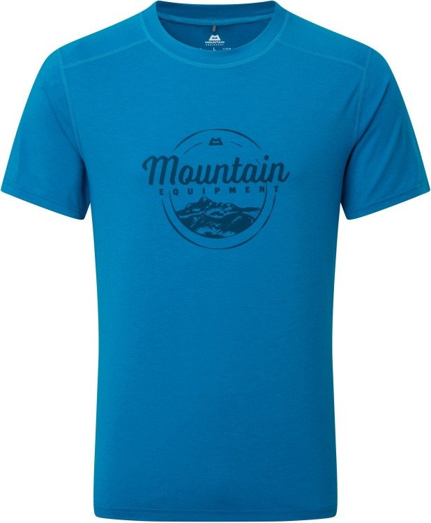 Mountain Equipment Headpoint Script Tee Mountain Equipment Headpoint Script Tee Farbe / color: mykonos blue ()