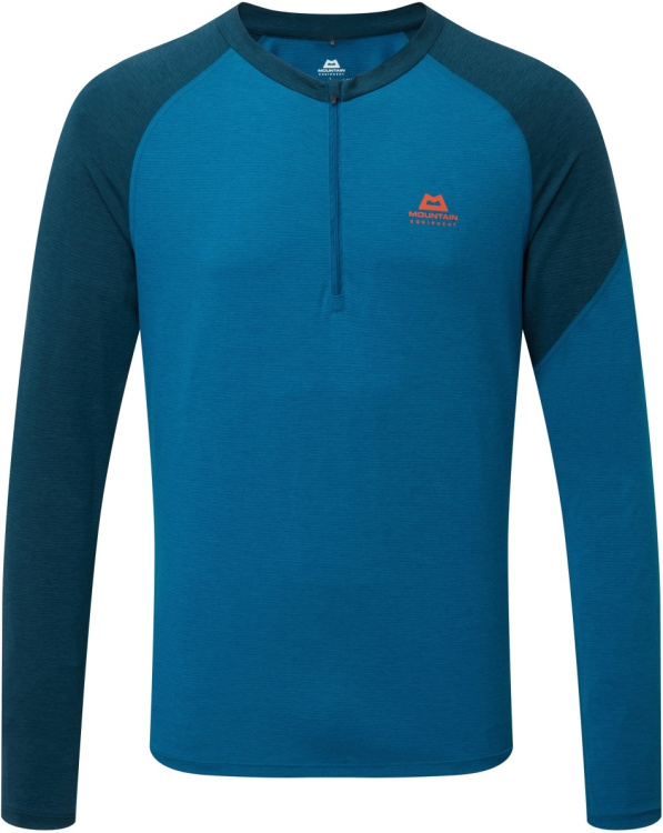 Mountain Equipment Nava LS Zip-T Mountain Equipment Nava LS Zip-T Farbe / color: mykonos blue/majolica ()