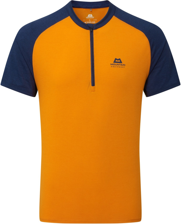 Mountain Equipment Nava SS Zip-T Mountain Equipment Nava SS Zip-T Farbe / color: orange pepper/med blue ()