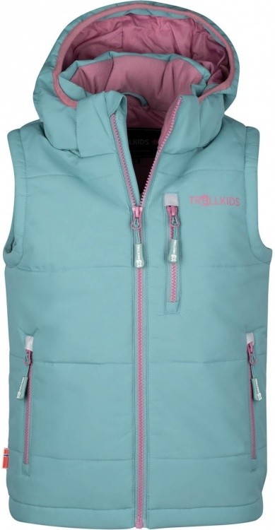 Trollkids Kids Narvik Vest XT Trollkids Kids Narvik Vest XT Farbe / color: glac.green/orchid ()