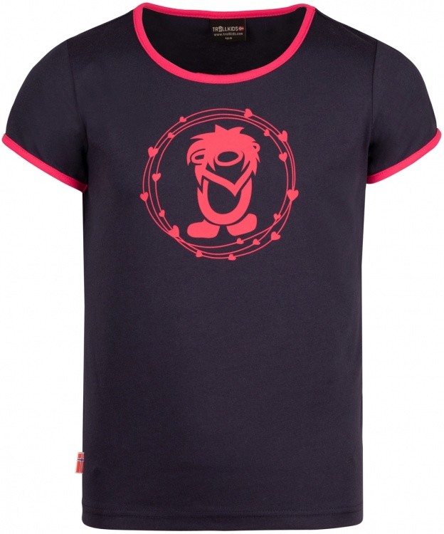 Trollkids Girls Oppland T Trollkids Girls Oppland T Farbe / color: navy/magenta ()