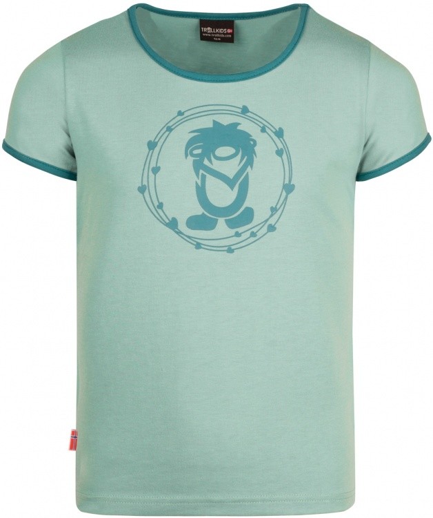 Trollkids Girls Oppland T Trollkids Girls Oppland T Farbe / color: glac.green/teal ()