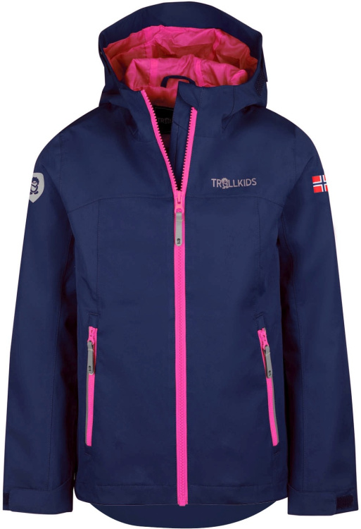 Trollkids Kids Telemark Jacket Trollkids Kids Telemark Jacket Farbe / color: navy/magenta ()