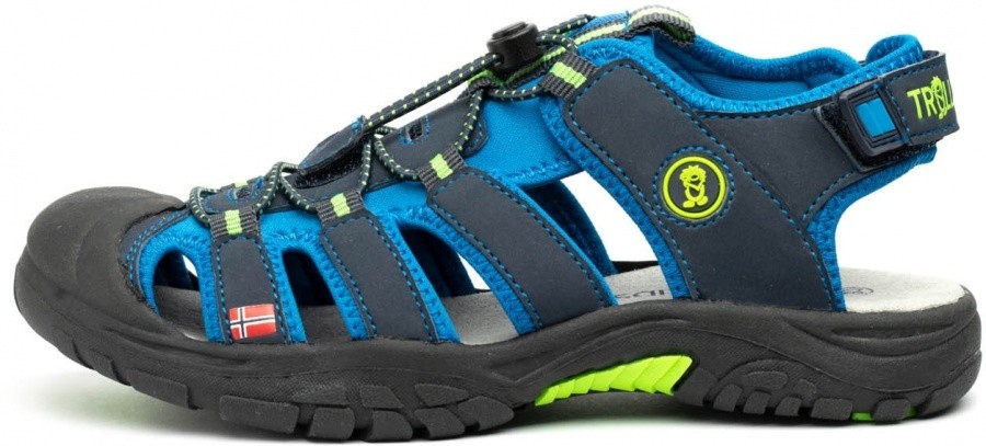 Trollkids Kids Kvalvika Sandal Trollkids Kids Kvalvika Sandal Farbe / color: navy/viper green ()